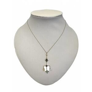 NEW 5 OCTOBRE scotty blue necklace in 14k gold